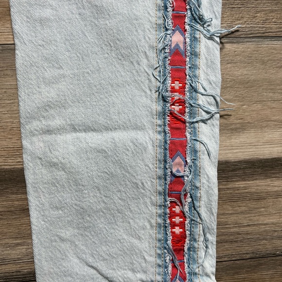 Anthropologie Pilcro Side‎ Frayed Jeans- 25 - Picture 3 of 11